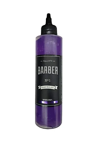 Barber Marmara Shaving Gel No.1 Men 250ml Rasiergel Transparent Männer Rasur Herren nicht-schäumend präzise Rasur der Bartkonturen(No.1)