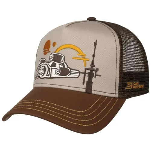 CapUniverse Trucker Cap mit Mesh-Einsatz - Trucker Caps, luftiger Mesh-Einsatz für optimale Belüftung und perfekten Tragekomfort, regulierbar mit Druckknopfverschluss.