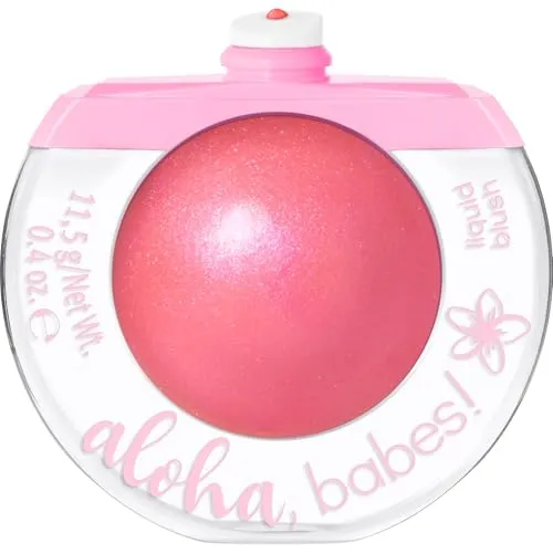 Produktbild essence aloha, babes! liquid blush, Rouge, Nr. 01, Pink, hochpigmentiert, schnelltrocknend, schimmernd, vegan, ölfrei, ohne Parfüm, ohne Parabene, 1er Pack (11.5g)