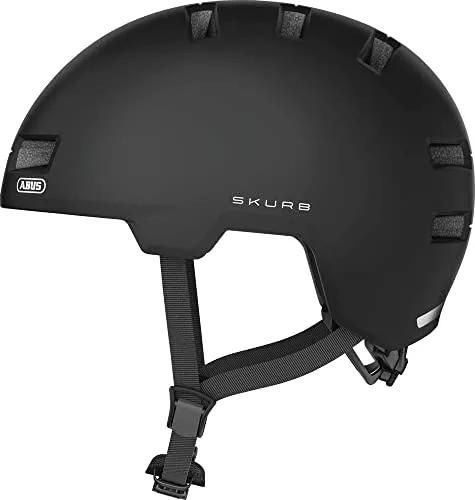 ABUS Skurb Casque urbain – Robuster Fahrradhelm für Skateboard und VTT - Fahrradhelm: Ideal für den Alltag und Sport, mit stoßabsorbierendem Hartschaum und belüftetem Design für optimalen Komfort und Sicherheit.