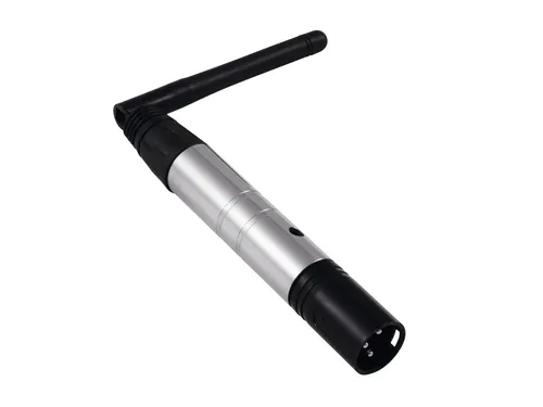 Eurolite QuickDMX Wireless Transmitter B-Stock - B-Stock Lichtsteuerung, kompakter 2,4 GHz DMX-Funksender mit bis zu 512 Kanälen und 400 m Reichweite, ideal für flexible Lichtinstallationen ohne aufwändige Verkabelung.
