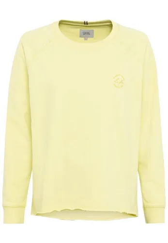 camel active Sweatshirt Rundhals Sweatshirt mit tonalem Rubber Print