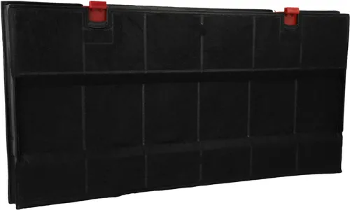 vhbw Aktivkohlefilter kompatibel mit Bauknecht DFH3390FWS, DFH3390SW, DFH3390WS, DIC2645SW, DIC2945SW, DIC2945WS Dunstabzugshaube - 43 x 21,7 x 3,3 cm