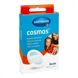 HARTMANN cosmos® Brandwundenpflaster 68 x 43 mm - Kinderpflaster mit Hydrogel-Technologie, fördert die Heilung von Brandwunden und bietet schmerzlindernden, kühlenden Effekt auf der Haut.