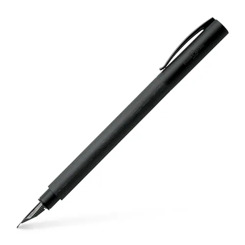 FABER-CASTELL 147153 - Füller Ambition All Black, Federbreite B, schwarz