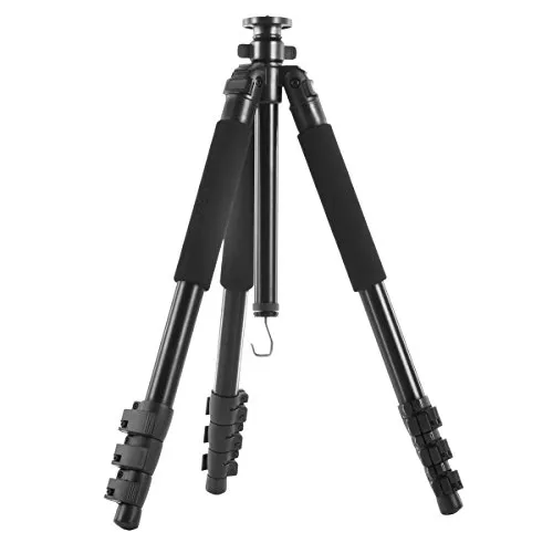 Walimex Pro FT-667T Pro - Extrem stabiles Foto Stativ mit Tasche - Stative: Robustes Aluminium-Dreibeinstativ mit max. Höhe 173 cm und Traglast von 10 kg. Ideal für professionelle Fotografie unterwegs.