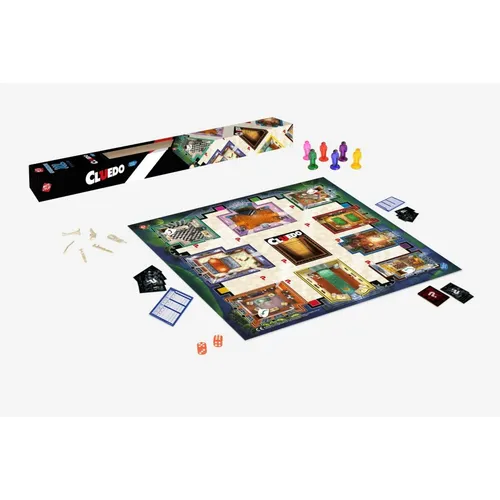 Cluedo 61 x 61 cm Flexible und ultraleichte XL Spielmatte - Gesellschaftsspiel für Kinder ab 3 Jahren, ideal für kreative Lernspiele und flexible Nutzung im Innen- und Außenbereich.