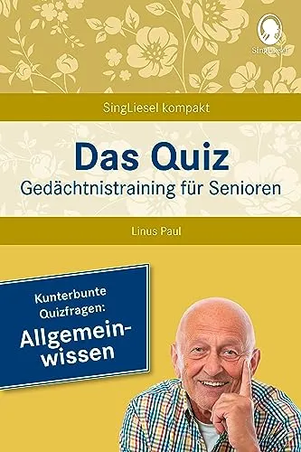 Senioren-Quiz „Allgemeinwissen“ – Spielerisches Gedächtnistraining für Senioren - Medizin – Speziell für Senioren mit Gedächtnisschwäche oder Demenz, fördert das Quiz mit fast 200 Fragen spielerisch das Gedächtnis und sorgt für unterhaltsame Beschäftigung.