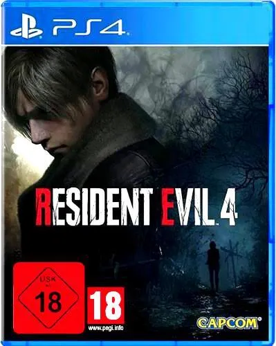 Resident Evil 4 - Remake für PS4 - Neu & OVP - Action & Abenteuer, erlebe das packende Remake des Klassikers mit fesselnder Grafik und intensiven Einzelspieler-Erlebnissen auf der PlayStation 4.