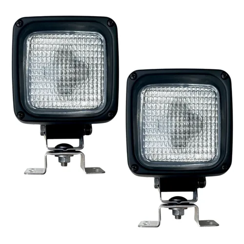 2x Arbeitsscheinwerfer H3 Halogen 12V 24V Traktor LKW Bagger Schlepper Universal