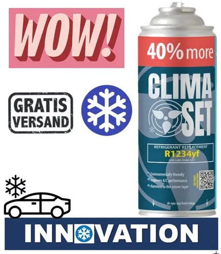 ClimaSet AC R1234yf Doctor Klimaanlagen FIX Clima MEHR Kältemittel  Ersatzgas