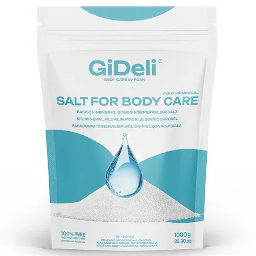 GiDeli Salz Regenerativ Badesalz 1kg Doypack Wellness Entspannung Premium