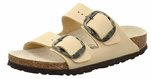 BIRKENSTOCK Arizona Big Buckle 1024064 Sandalen - 38 EU - Clogs & Pantoletten für Herren, aus hochwertigem Nubukleder mit großem Schnallen-Design für zusätzlichen Komfort und Stil.