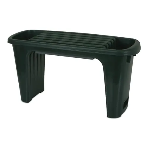 Spetebo Kunststoff Garten Kniebank grün