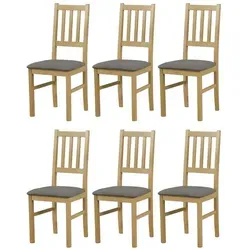 Esszimmerstuhl 6er-Set Gold, 43 cm Breite, 94 cm Höhe in gold von Möbel Kraft