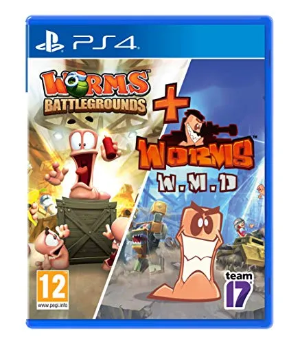 Worms Battlegrounds + Worms W.M.D Doppelpack (PS4) von Fireshine Games