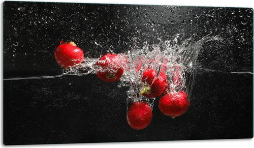 Glasschneidebrett Herdabdeckplatte Ceranfeld Universal 52x30 cm Pfeffer Schwarz