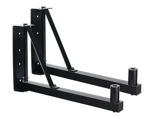 Pronomic WSM-2 Boxenwandhalter Paar - 2er-SET Boxenstative, ideal für Proberäume und Gastronomie, horizontal schwenkbar und bis 18 kg tragfähig, aus robustem Stahl für maximale Stabilität.