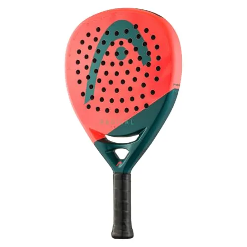 Radical Team 2026 Paddletennis-Schläger - Leichter und wendiger Paddletennis-Schläger mit tropfenförmiger Form für Vielseitigkeit. Niedrige Balance sorgt für hohen Komfort und Manövrierfähigkeit. Ideal für ambitionierte Spieler.