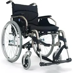Rollstuhl FabaCare V300, Leichtgewichtrollstuhl Sitztiefe bis 52 cm, Faltrollstuhl, viele Einstellungen, faltbar, Transportrollstuhl, Sitzbreite 46 cm