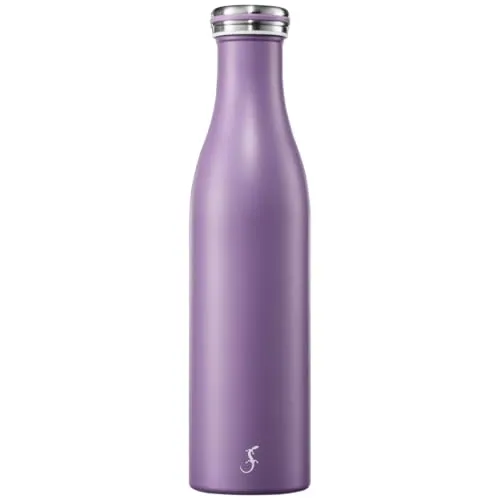 LURCH Isolierflasche Edelstahl 0,75 l – Perfekte Begleiterin für unterwegs - Doppelwandige Vakuum-Isolierung hält Getränke bis zu 24 Std. kalt und 12 Std. heiß. Robuster 18/8 Edelstahl sorgt für ein geschmacksneutrales Trinkerlebnis. Auslaufsicherer Verschluss ideal für Reisen, Sport und Alltag.