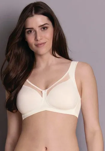 Komfort-BH Clara von ANITA SINCE 1886, Damen, Gr. 90, Cup C, beige (crystal) - Bequemer Soft-BH aus Microtouch und Netzmaterial, ideal für großen Halt und Tragekomfort. Modischer Netzeinsatz und semitransparente Blende für einen eleganten Look. Perfekt für den Alltag!