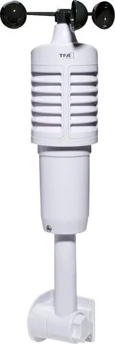 TFA Dostmann Windmesser 30.3801.02 - Windmesser für TFA WLAN Wetterstationen, präzise Windgeschwindigkeitsmessung bis 100m Reichweite, ideal für Wetterenthusiasten.