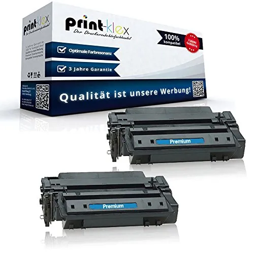 2X Print-Klex Tonerkartuschen kompatibel für Canon I-Sensys ISensys LBP3580 ISensys LBP6700 Series ISensys LBP6750 DN ISensys LBP6780 DN ISensys LBP6780 x ISensys MF 510 724H 724 H - Office Quantum S