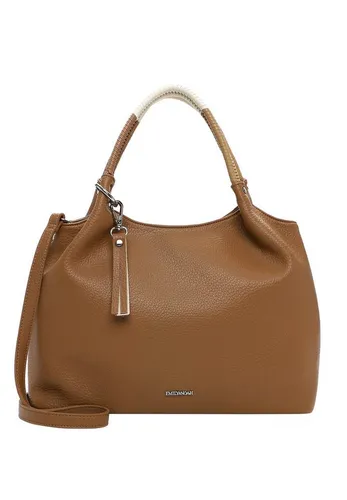 emily & noah Damenaccessoires Tasche Braun - Stylische Freizeit-Handtasche aus hochwertiger Feinsynthetik mit praktischer Innengestaltung für optimalen Überblick. Längenverstellbarer Umhängeriemen und leichtgängiger Reißverschluss bieten zusätzlichen Komfort.