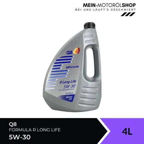 Q8 Formula R Long Life 5W-30 Motoröl 4 Liter