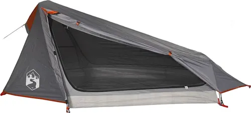 vidaXL Tunnelzelt für 1 Person - Wasserdichtes Campingzelt mit Netzwänden, ideal für Abenteurer. Einfacher Auf- und Abbau dank flexibler Stangen und abnehmbarem Überzelt für optimalen Wetterschutz.