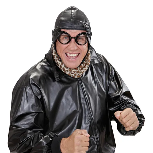 Retro Fliegerbrille für Biker stilvolle Partybrille für Karneval und Cosplay