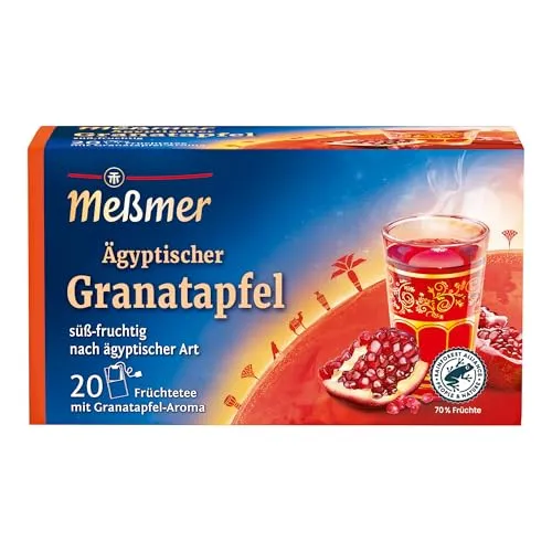 Meßmer Tee Ägyptischer Granatapfel, 20 Teebeutel