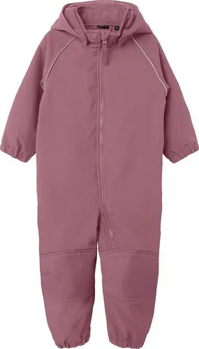 NAME IT Unisex Nmnalfa Softshell Suit Solid Fo Noos Jacke - Outdoor Softshelljacke für Jungen mit reflektierender Paspelierung, abnehmbarer Kapuze und winddichtem Design – ideal für jede Wetterlage!