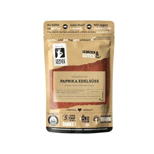 Bremer Gewürzhandel Paprika Gewürz edelsüß, gemahlen, Paprikapulver zum Kochen und Braten, für ungarische Gulaschsuppe und Grillmarinaden, 3 x 100g