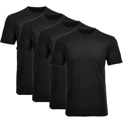 Ragman Herren T-Shirt 4er Pack - Hochwertige Herren T-Shirts im 4er Set. Aus weicher Single Jersey-Qualität, ideal für den Alltag. Wählen Sie Ihre Farbe und Größe für optimalen Tragekomfort.