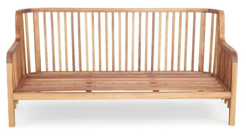 Gartenbank aus Holz mit Rückenlehne – Modern und Komfortabel - Elegante Gartenbank aus Holz in Braun, ideal für entspannte Stunden im Freien. Maße: 190 x 80 x 90 cm. Robuste Konstruktion mit 2 Jahren Herstellergarantie, einfach zu montieren.