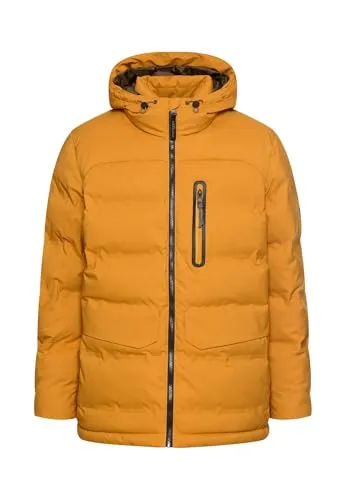 camel active Herren teXXXactive® Funktionsjacke mit verstellbarem Saum und Kapuze Gelb, menswear-110