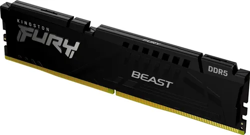 Kingston FURY™ Beast DDR5 Speicher 16GB 6400MT/s CL32 DIMM Schwarz - DDR5 RAM mit 16GB und 6400MT/s für blitzschnelle Leistung, ideal für Gamer und kreative Profis.