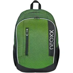 neoxx Schulrucksack Flow - Ergonomisch und nachhaltig - Rucksacktaschen mit 20 Litern Volumen, ergonomischem Rückenpolster und aus recyceltem Material, ideal für Schule und Freizeit.