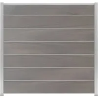 GartenLand Zaun Ameland Exclusive WPC 180x180 cm - Modern & Pflegeleicht - Eleganter BPC Steckzaun Ameland Exclusive in Amethystgrau, ca. 180x180 cm. Einfache Montage, pflegeleicht und langlebig. Ideal für individuelle Zaungestaltung mit modernen Akzenten.