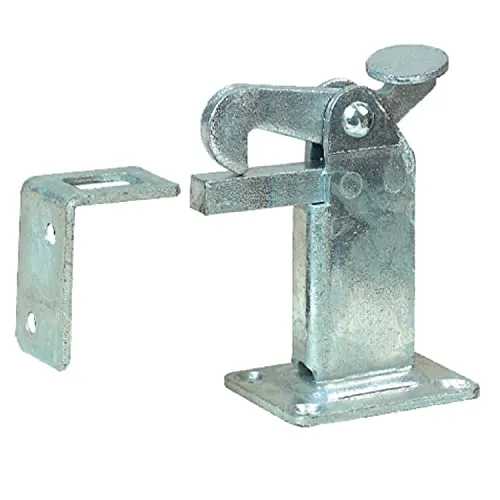 Pollmann Baubeschläge 2144900 Torfeststeller zum Aufschrauben für Bodenmontage