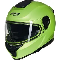 Nolan N80-8 Mivedi 329 Integralhelm - Matt-Hellgrün - XXL - Motorradhelme mit innovativer AirBooster-Technologie für optimale Belüftung und maximalen Komfort, ideal für lange Fahrten und jede Gelegenheit.