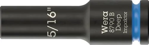 Wera 8790 B Impaktor Deep 05005565001 Außen-Sechskant Steckschlüsseleinsatz 5/16