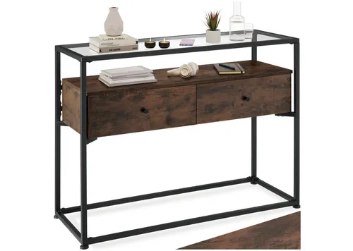 tectake Konsolentisch im Industrie-Stil von tectake