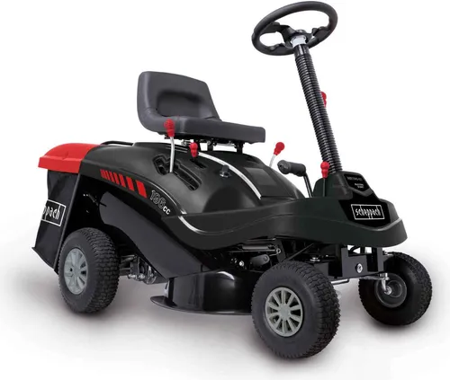 Scheppach MR196-61 Benzin-Aufsitzrasenmäher - Rasentraktoren mit 61 cm Schnittbreite und 6,5 PS starkem Motor für müheloses Mähen großer Rasenflächen – ideal für effiziente Gartenpflege.