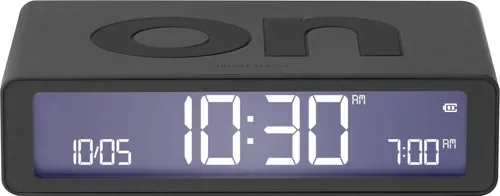 Lexon LR157G3 Digital-Wecker Flip Classic Dunkelgrau in grau von Lexon