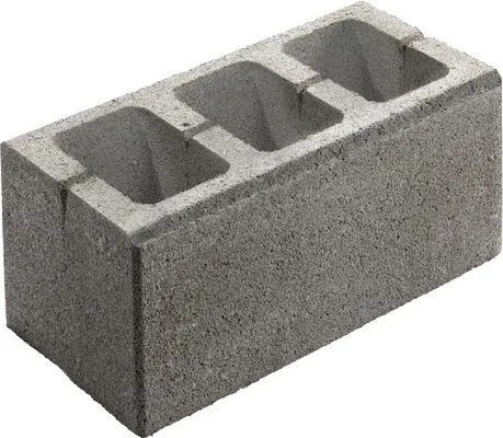 Mauerstein Vollstein Eleganca Grau 40 cm x 20 cm x 16,5 cm