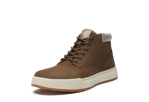 Timberland Mens Mid Lace UP Sneaker - Dunkelbraunes Nubuk, Größe 12 - Wanderschuhe für Herren, ideal für Alltag und Freizeit, mit umweltfreundlichem REBOTL-Futter und robuster Gummisohle für optimalen Komfort.