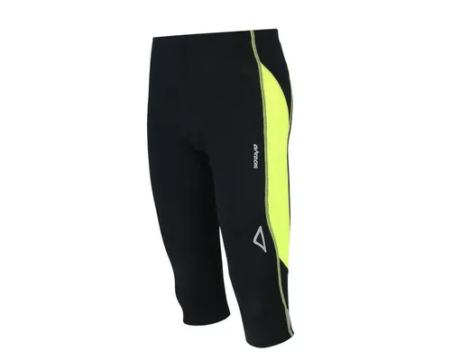 Airtracks Lauftights 3/4 Pro Air – Sporthose mit Kompressionswirkung - Hochwertige 3/4 Laufhose mit optimalem Tragekomfort und hervorragendem Feuchtigkeitsmanagement. Atmungsaktiv, schnell trocknend und leicht – ideal für sportliche Aktivitäten. Mit praktischer Reißverschlusstasche.